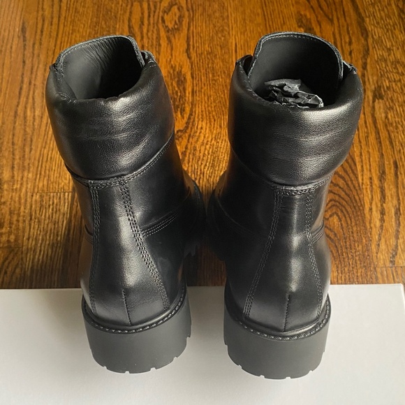 NWT TOTEME The Husky Leather Combat Boots - Sz IT 36(6) - Picture 7 of 16